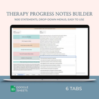 Counseling Progress Notes Bundle, Therapy Documentation Guides & Case Management Tools