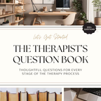 Therapist Questions Workbook, 200+ Counseling Prompts for Sessions, Printable Guide for Therapists & Social Workers