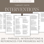 Therapy Interventions Cheat Sheets, Scripts, Prompts, Questions, Reference Guides