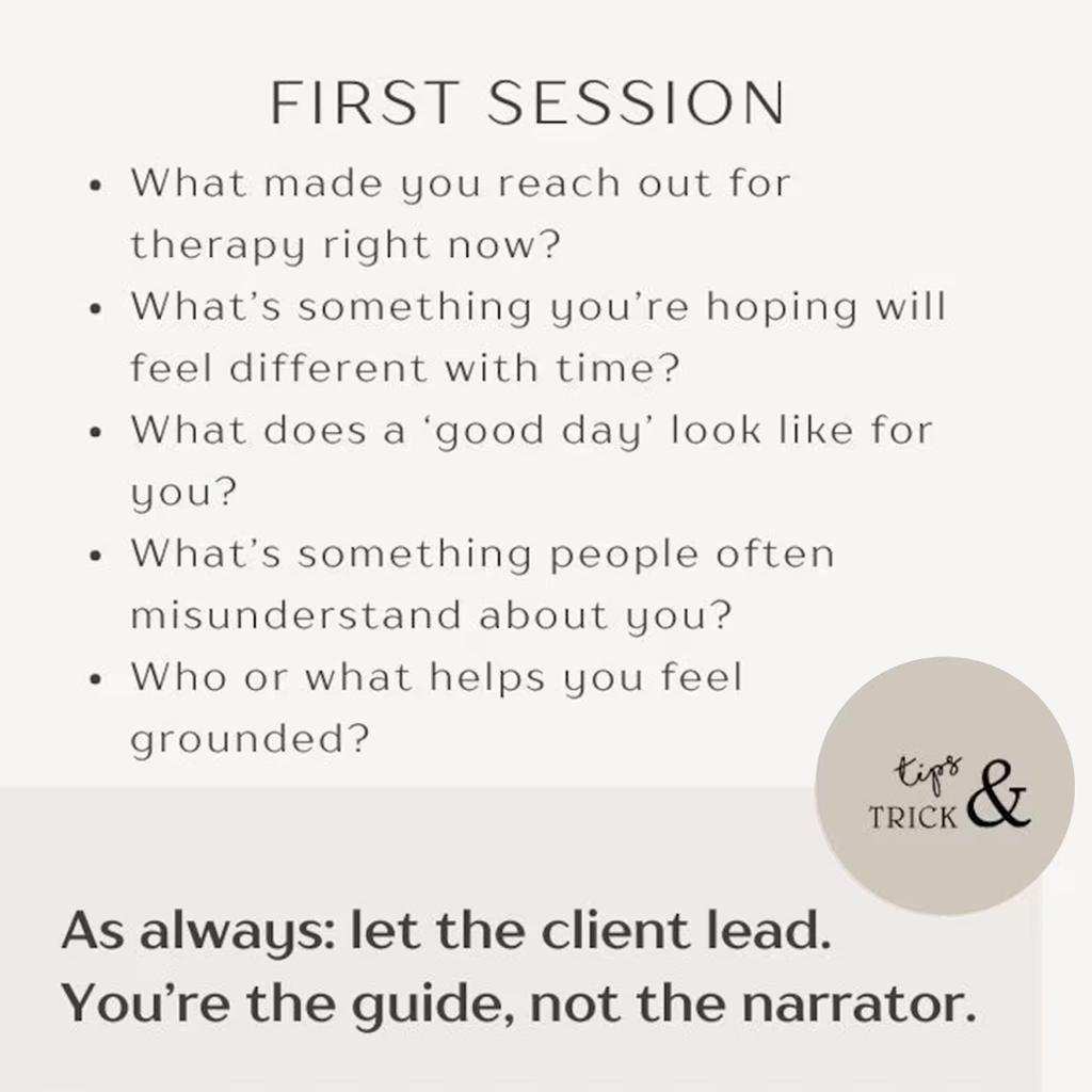 Therapist Questions Workbook, 200+ Counseling Prompts for Sessions, Printable Guide for Therapists & Social Workers