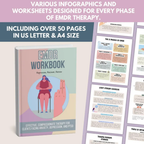 EMDR Workbook Bundle, Guided Phases 1–8 Activities, Healing Worksheets & Coping Skills Tools